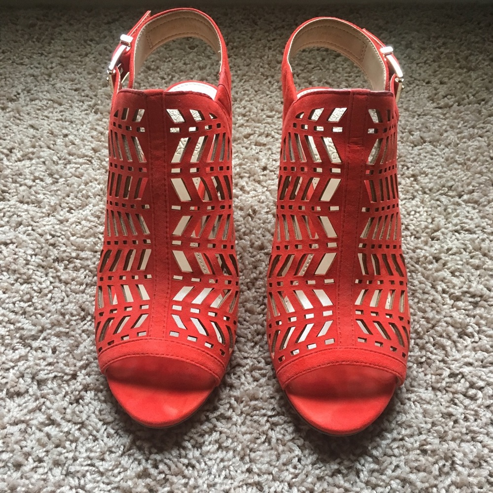 Vince Camuto Orange Shootie