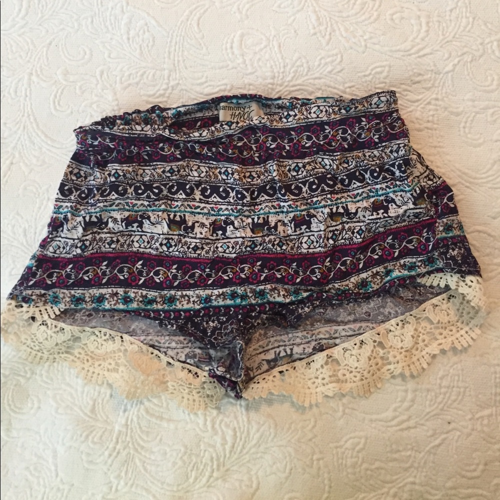 Tribal Print Shorts