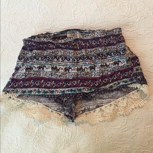 Tribal Print Shorts