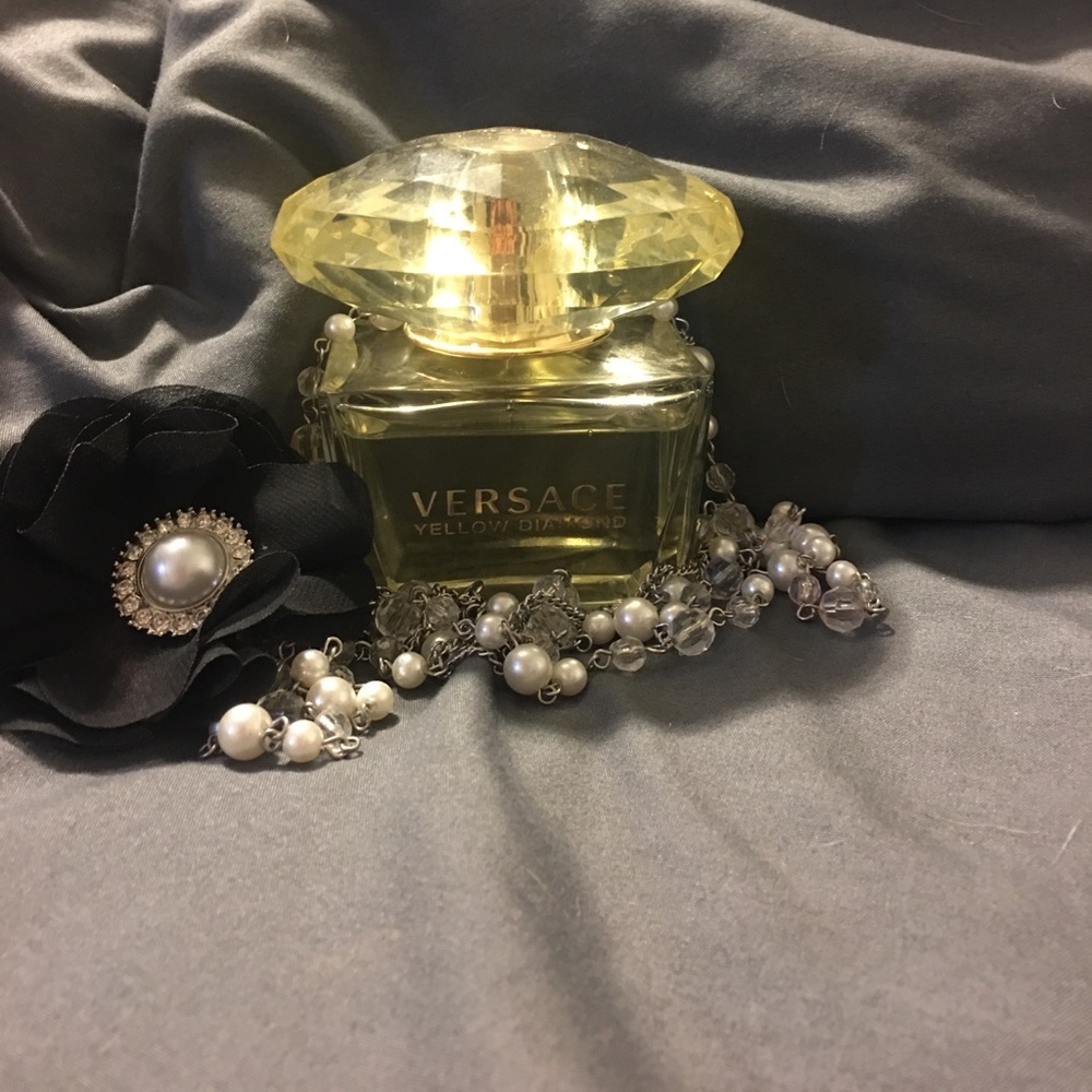 Versace Yellow Diamond perfume. 3 oz. Hardly used