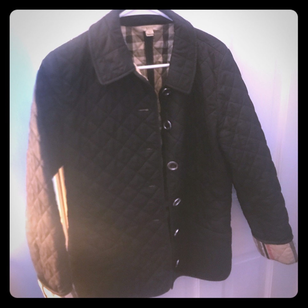 Burberry Ashurst Quilted Jacket -Black sz Medium