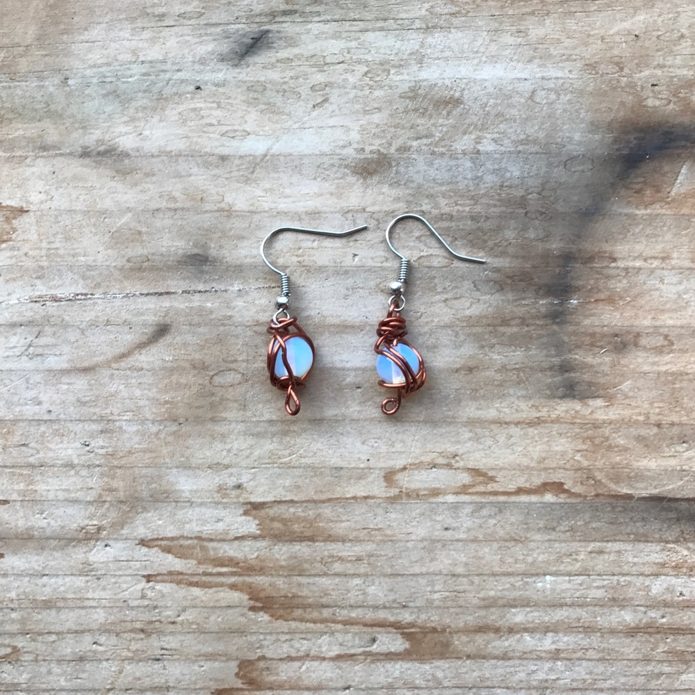 Handmade Opalite Earrings