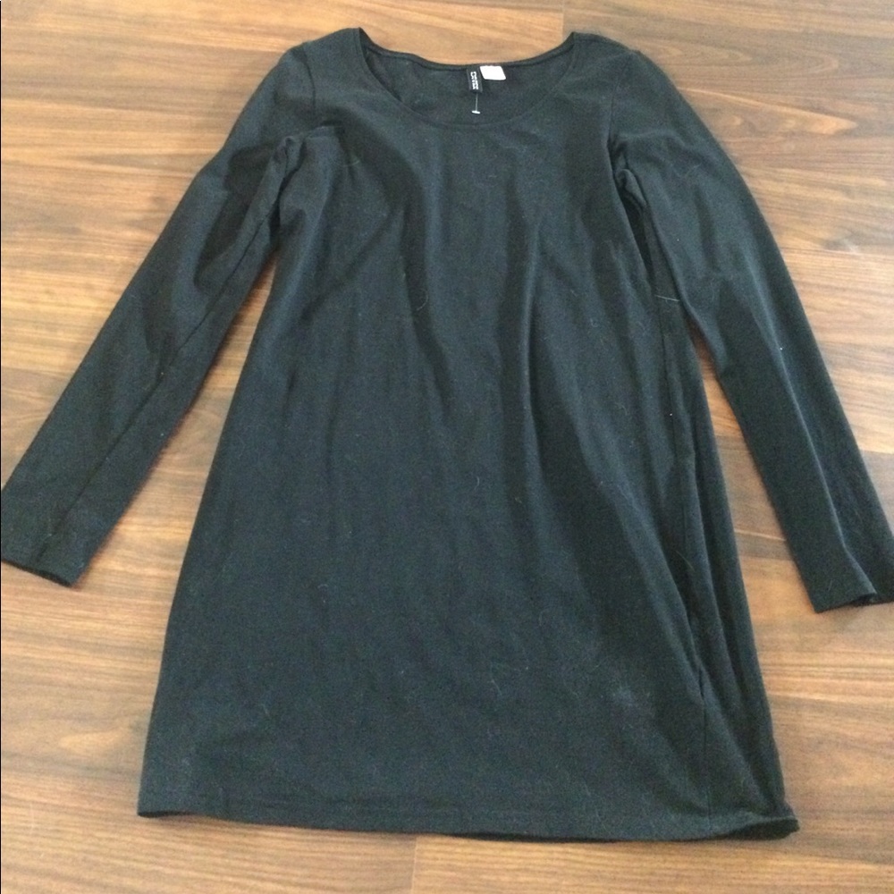 2 H&M black long sleeve Tshirt dresses