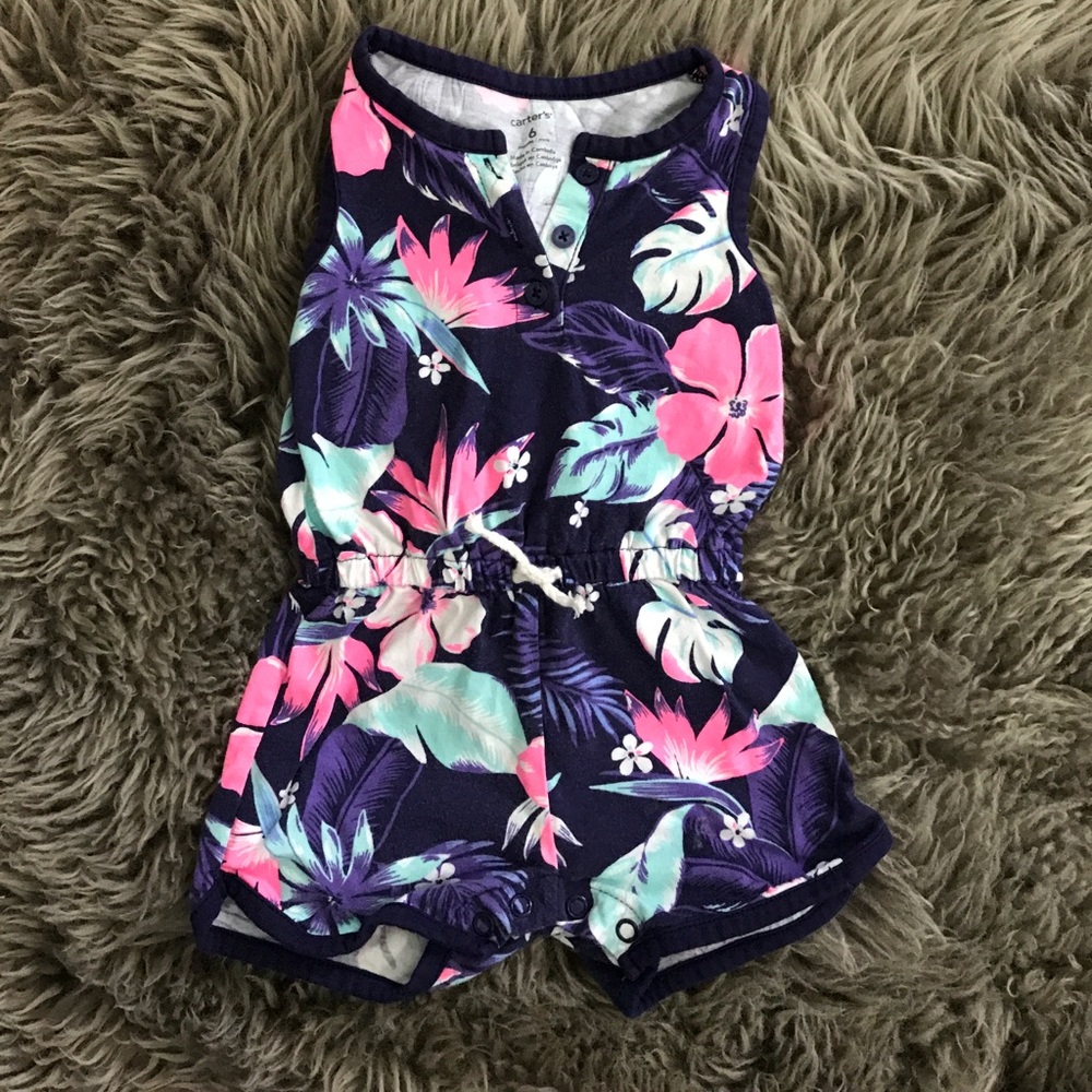 Hawaiian romper 6 months