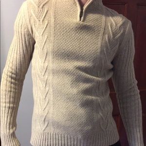 Men's Cerruti quarter zip sweater