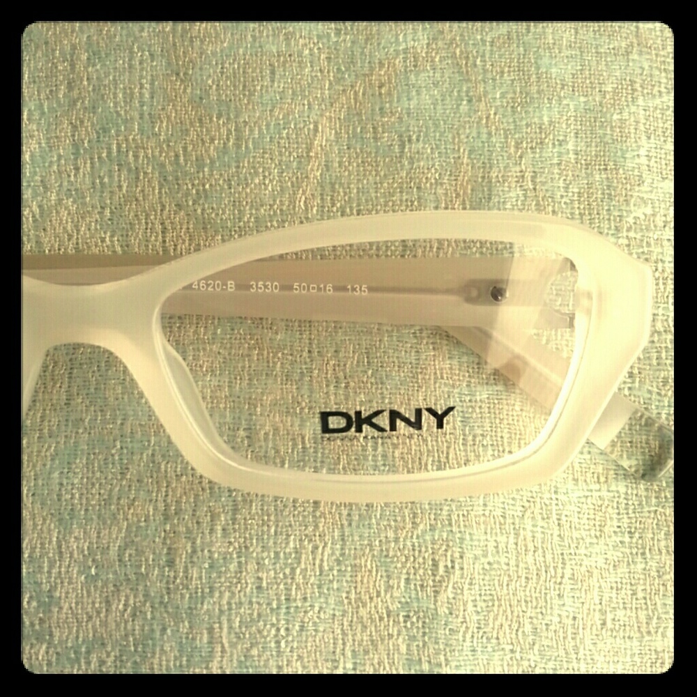 DKNY "Cookie" Clear White  Eyeglasses Frames