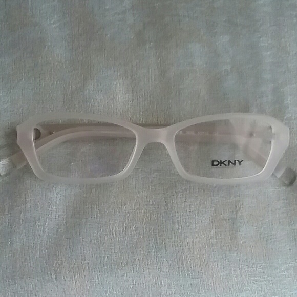DKNY "Cookie" Clear White Eyeglasses Frames - Picture 4 of 8