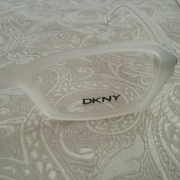 DKNY "Cookie" Clear White Eyeglasses Frames - Picture 6 of 8