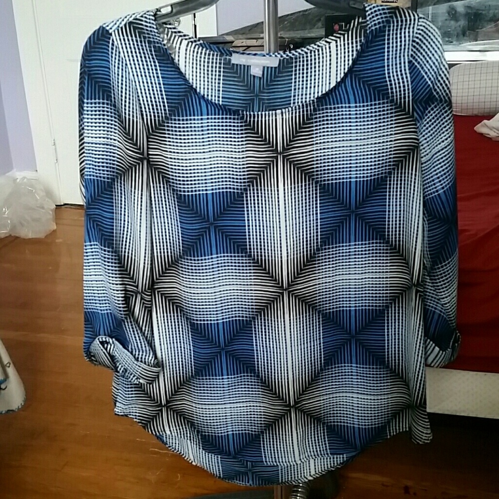 Cross hatch Blouse