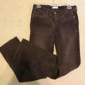 Madewell brown corduroys