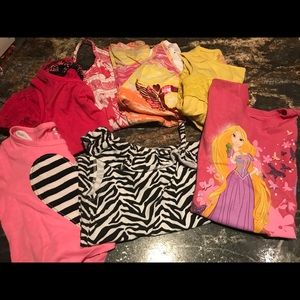 Girls tops bundle sizes 4/5 & 6/6x