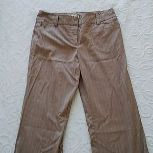 Tan pin stripe NY&Co pant