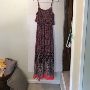 Chiffon maxi dress