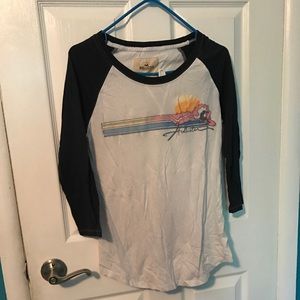 Hollister baseball style tee