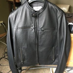 Coach moto leather jacket