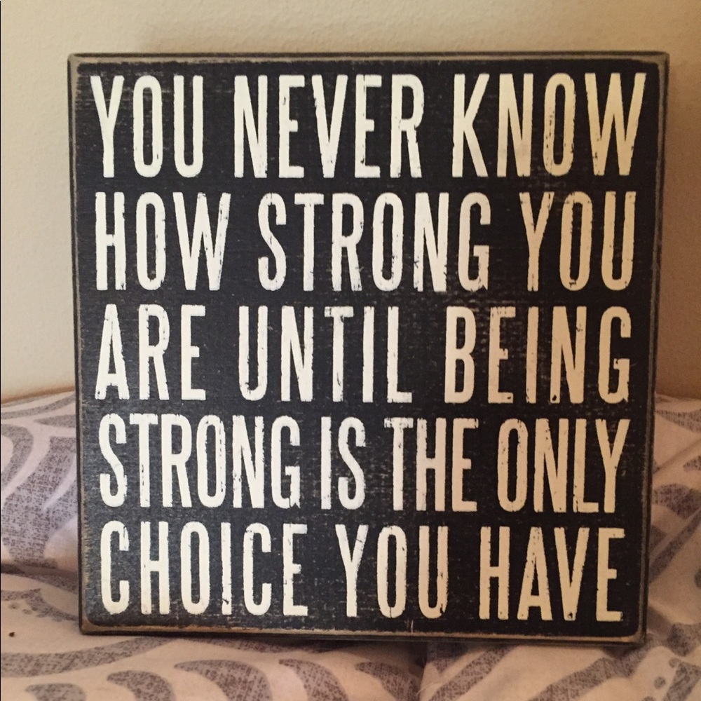 Francesca's decorative sign