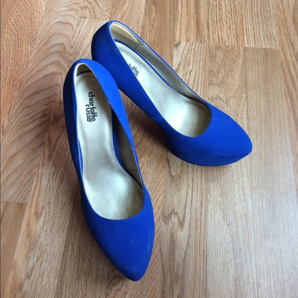 Charlotte Russe Shoes - CR blue high heels Charlotte Russe Shoes - CR blue high heels
