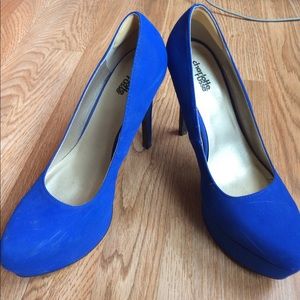 Charlotte Russe Shoes - CR blue high heels Charlotte Russe Shoes - CR blue high heels