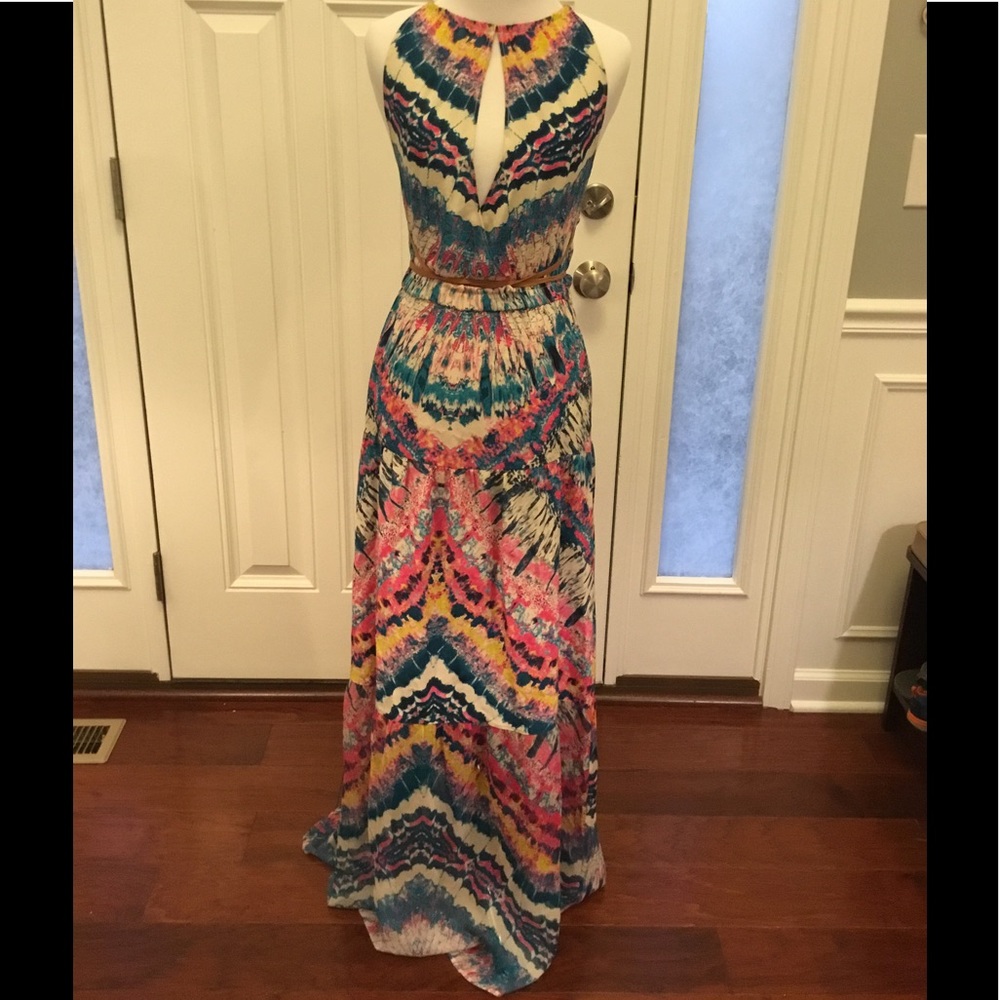 Twelfth Street by Cynthia Vincent silk maxi dress