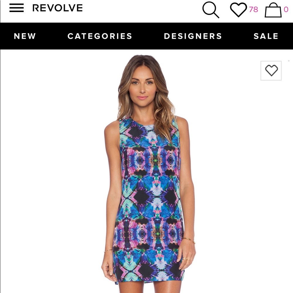 NBD x Naven Twiggy Dress in dazed & confused print