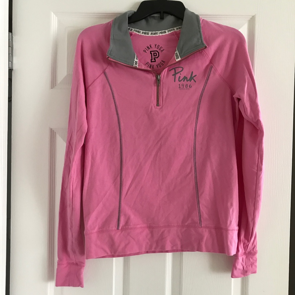 Victoria Secret PINK long sleeve 1/4 zip
