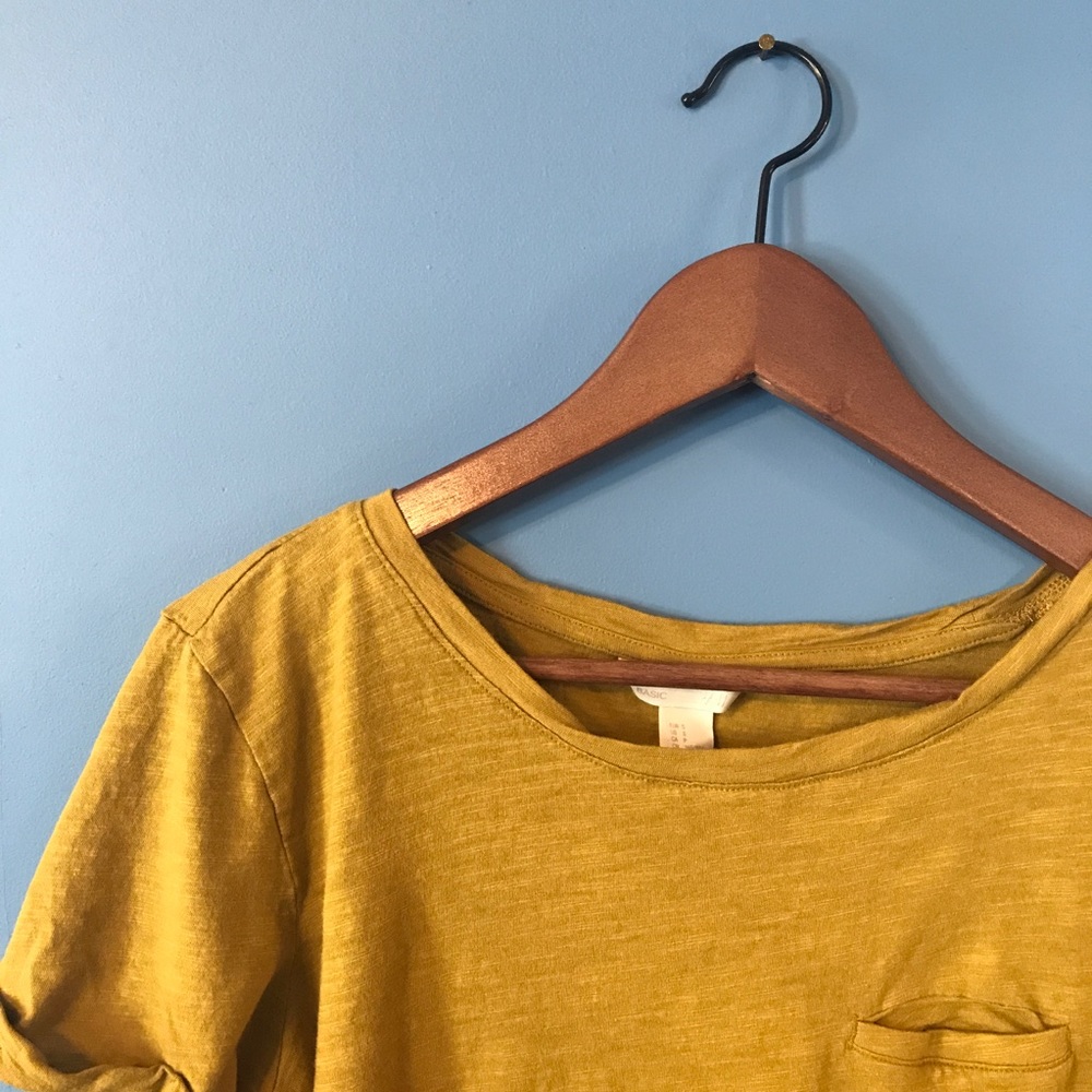 Soft Chartreuse Short Sleeved Top