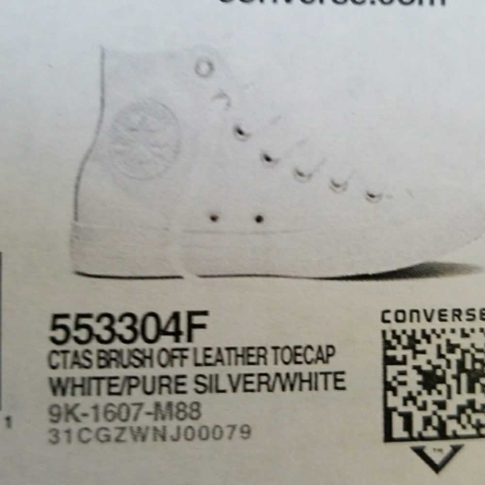 NWT Converse Leather Toecap - Picture 4 of 4