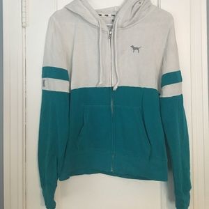 PINK full zip hoodie