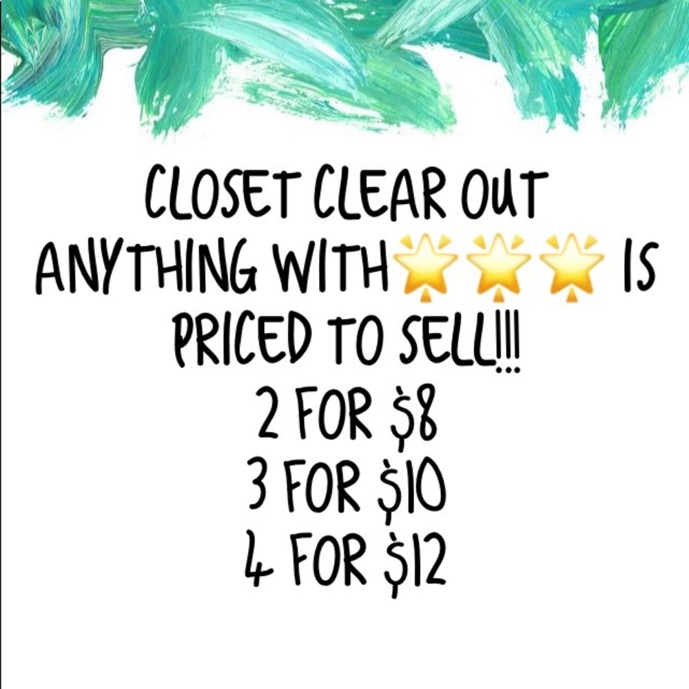 Closet clear out