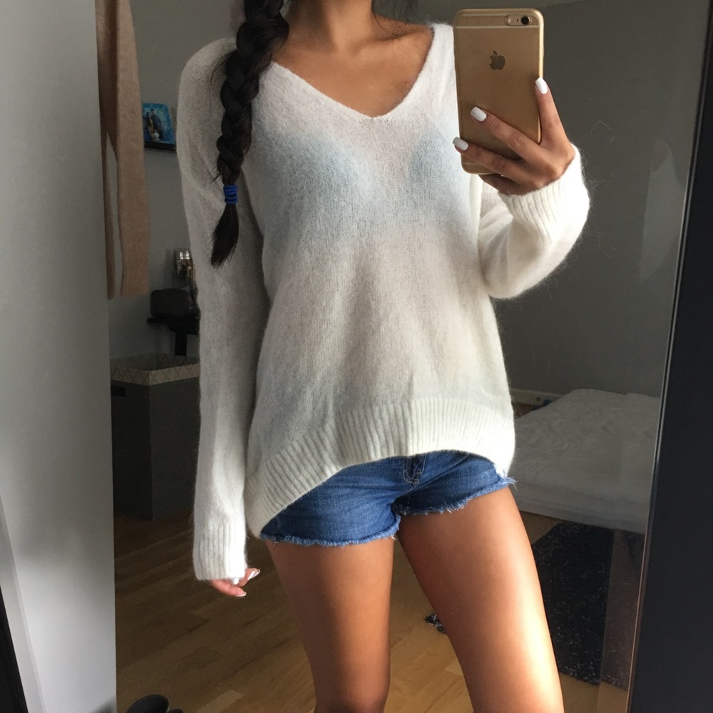 Adorable Open Back Sweater