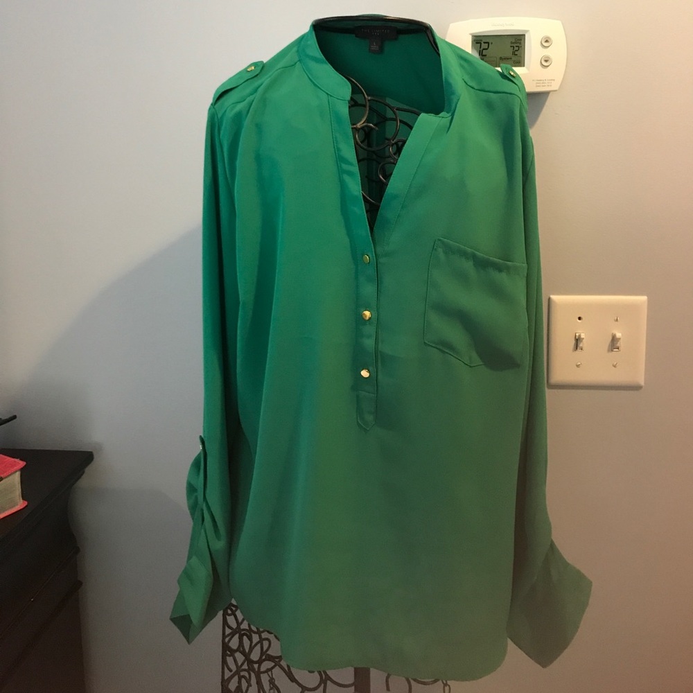 Kelly green blouse