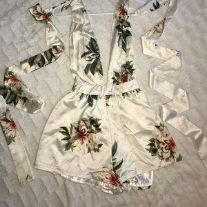 Fashion Nova Floral Decor Romper - NEVER WORN