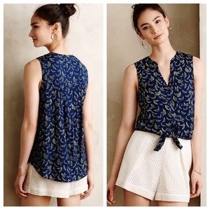 *AS IS* Anthropologie Maeve Sunseeker Blouse 8