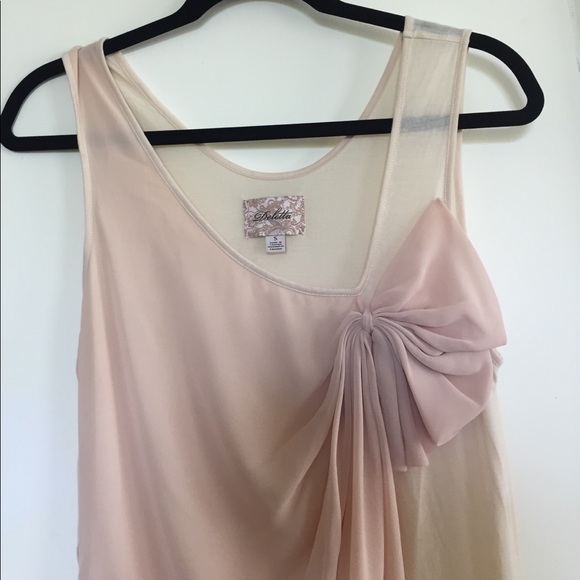 Anthropologie layered chiffon Blouse by Deletta - Picture 2 of 4