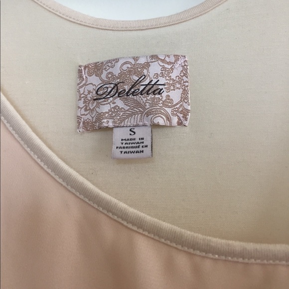 Anthropologie layered chiffon Blouse by Deletta - Picture 3 of 4