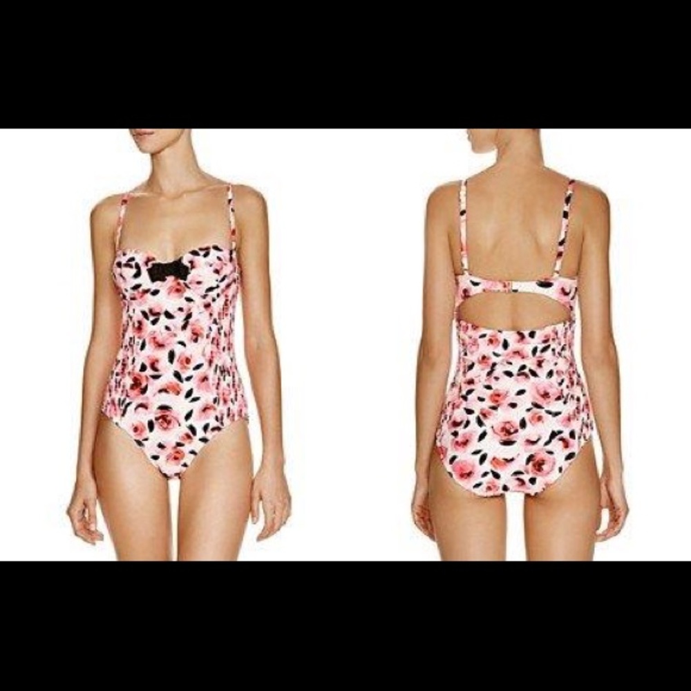 Floral Kate Spade underwire one piece swimsuit