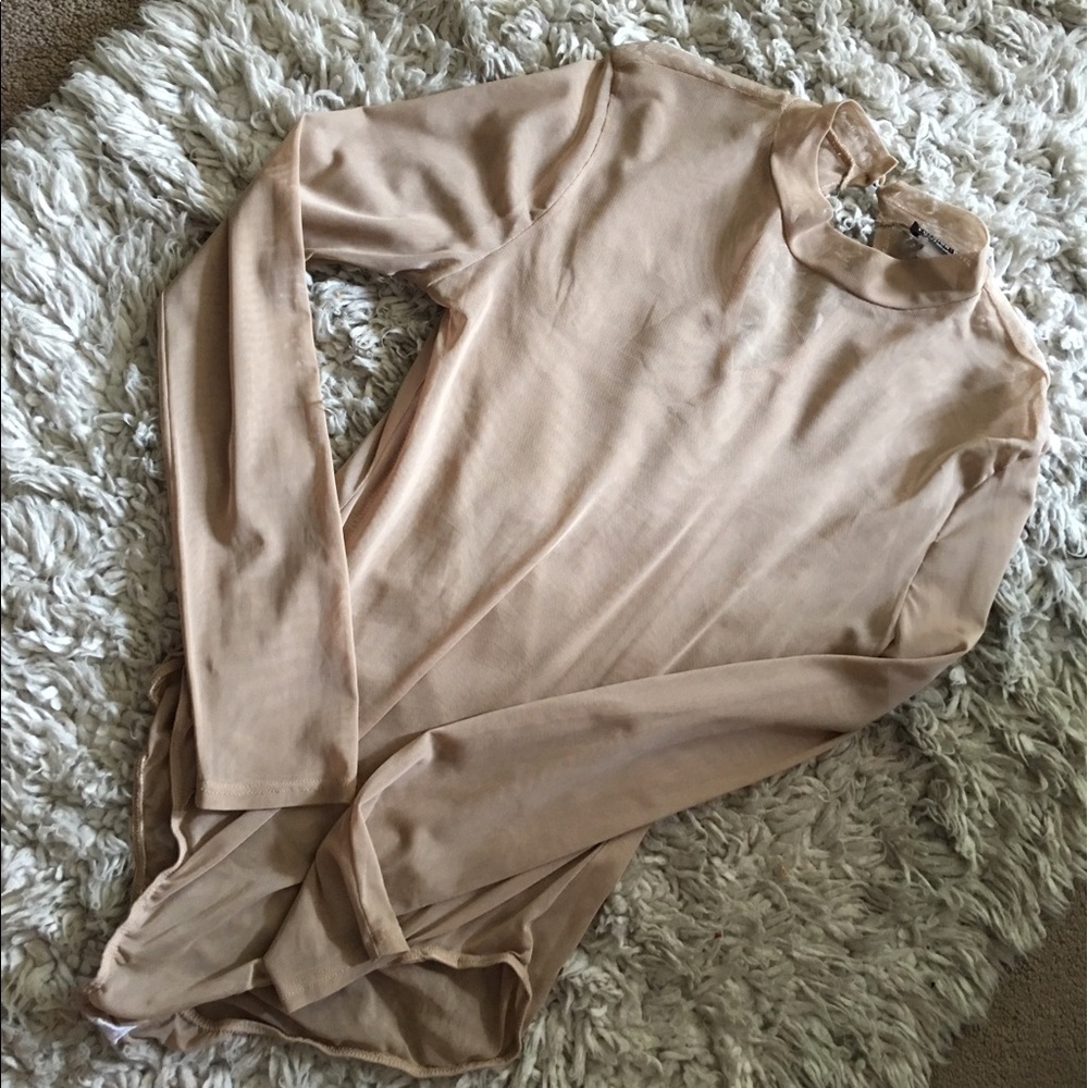 Nude Mesh Bodysuit