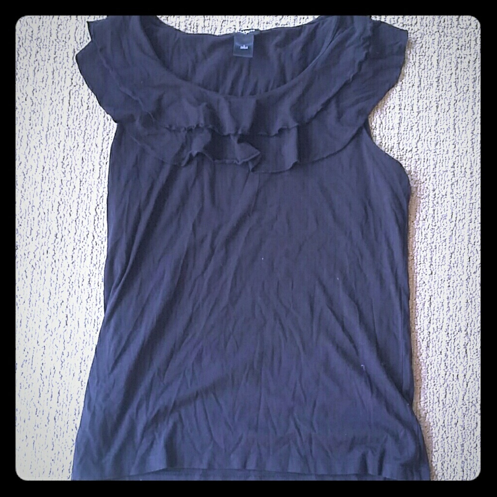 Ann Taylor flutter collar top