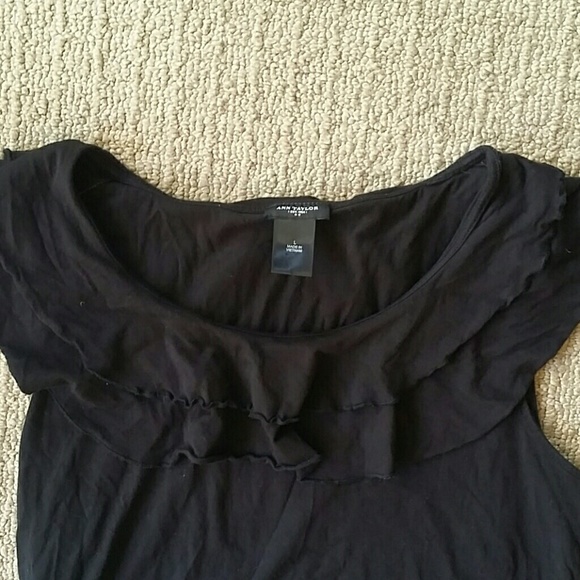 Ann Taylor flutter collar top - Picture 2 of 2