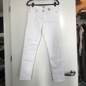 Paige skyline skinny white jeans
