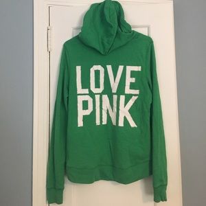 Green PINK hoodie