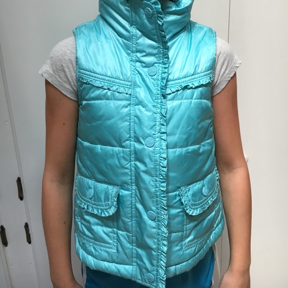 Gap kids teal vest