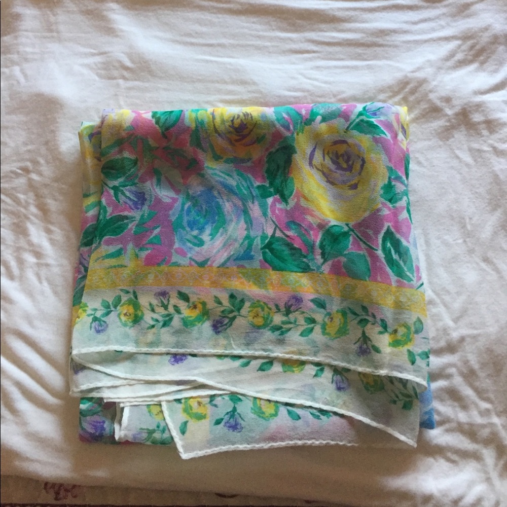 Nice floral headscarf