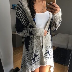 Aztec Print Cardi