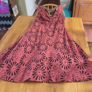 Woman's floral dress