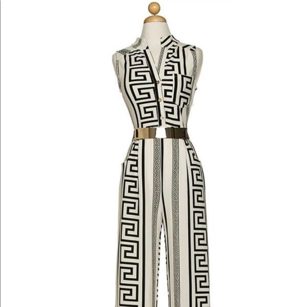 Tribal jumpsuit Plus