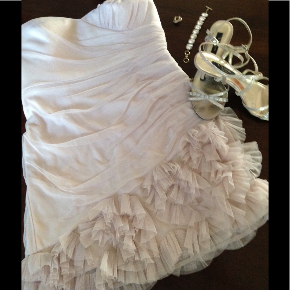 Max and Cleo Strapless Dress