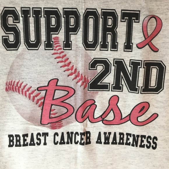 2nd Base Breast Cancer Tee - Picture 2 of 2