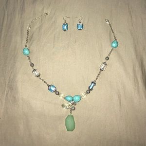 Necklace and earring set