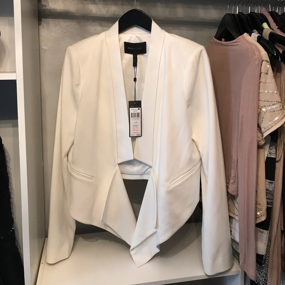 BCBG White Blazer
